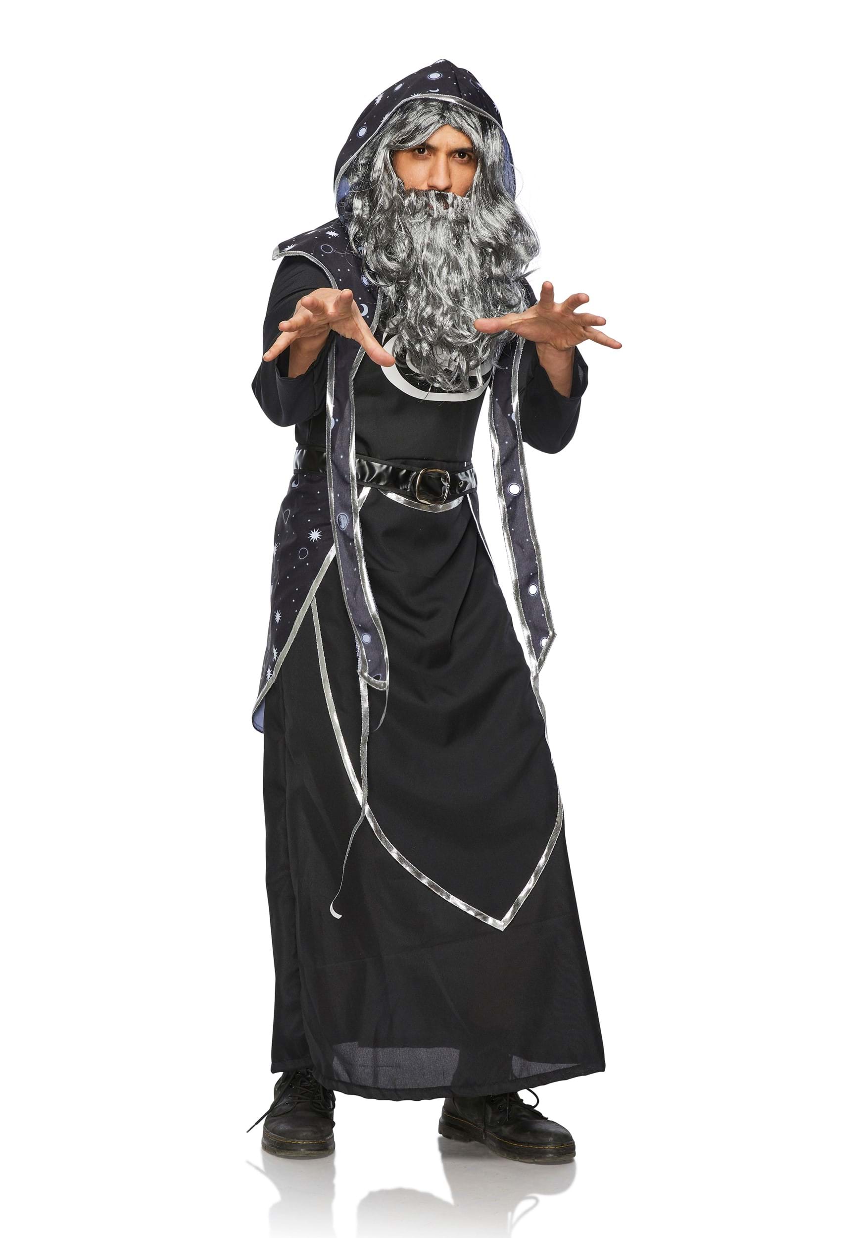 Dark Wizard Black and Silver Men