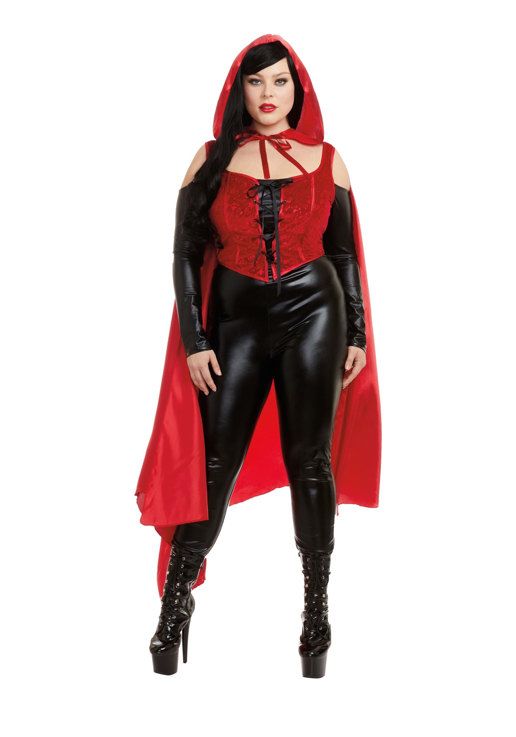 Plus Size Seductive Red Women
