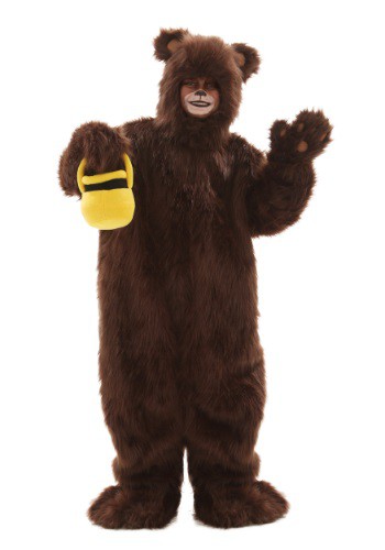 Kid&#39;s Deluxe Furry Brown Bear Costume