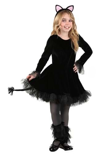 Girl&#39;s Precious Black Cat Costume