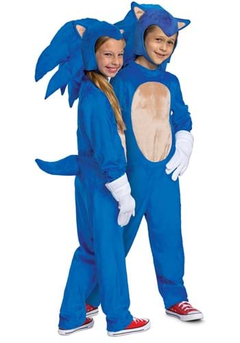 Sonic 2 Kid&#39;s Deluxe Sonic Movie Costume