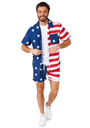 Men&#39;s Opposuits American Flag Summer Loungewear