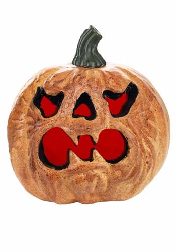 Light Up Haunted Pumpkin Prop with Red Lights