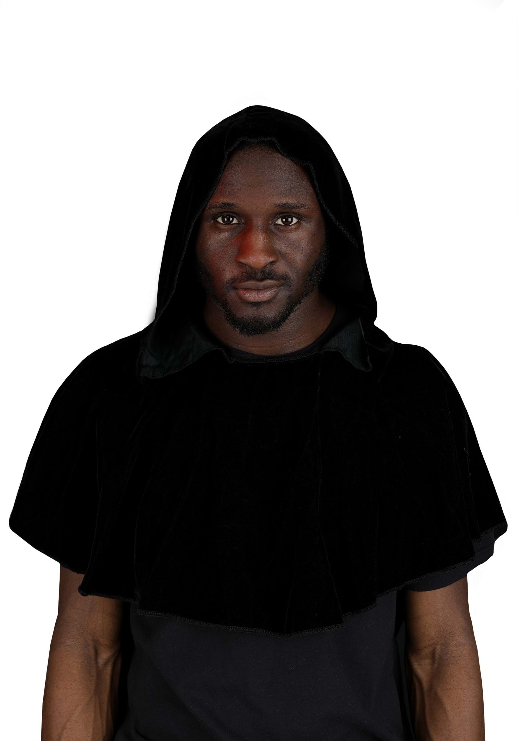 Adult Black Cowl Hood Accessory | Costume Hoods