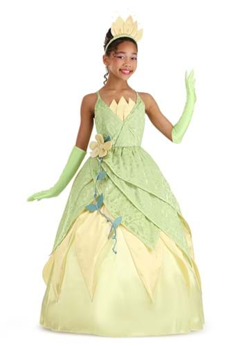 Girl&#39;s Disney Deluxe Princess and the Frog Tiana Costume