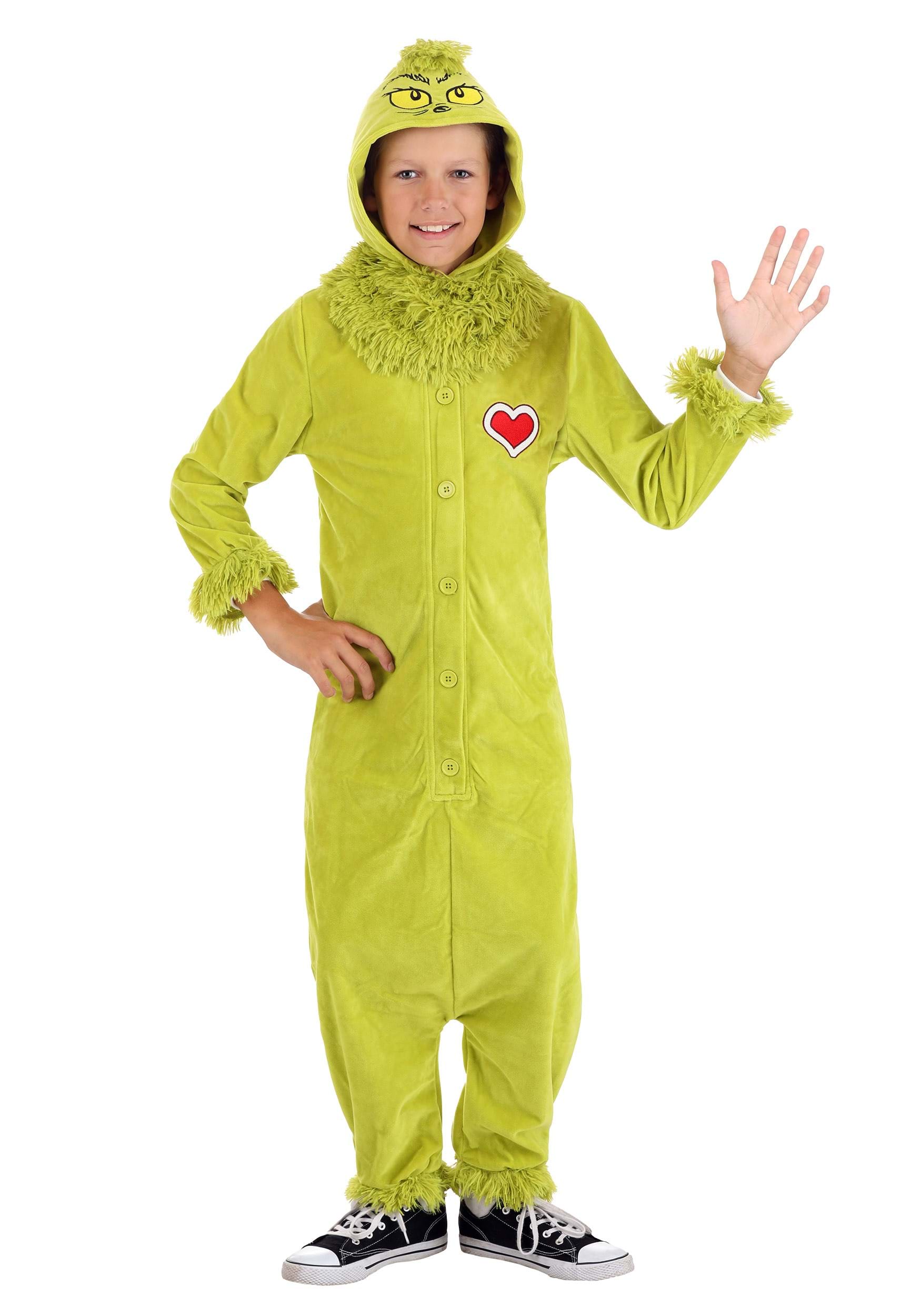 The Grinch Jumpsuit Kid