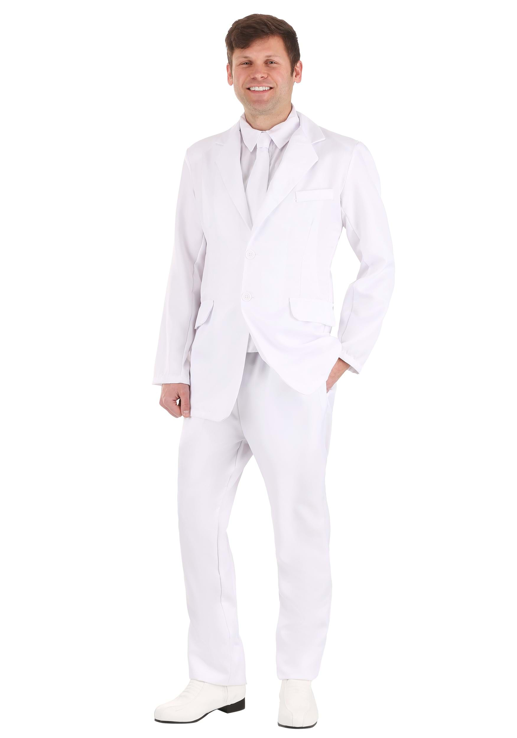 White Suit Men's Costume