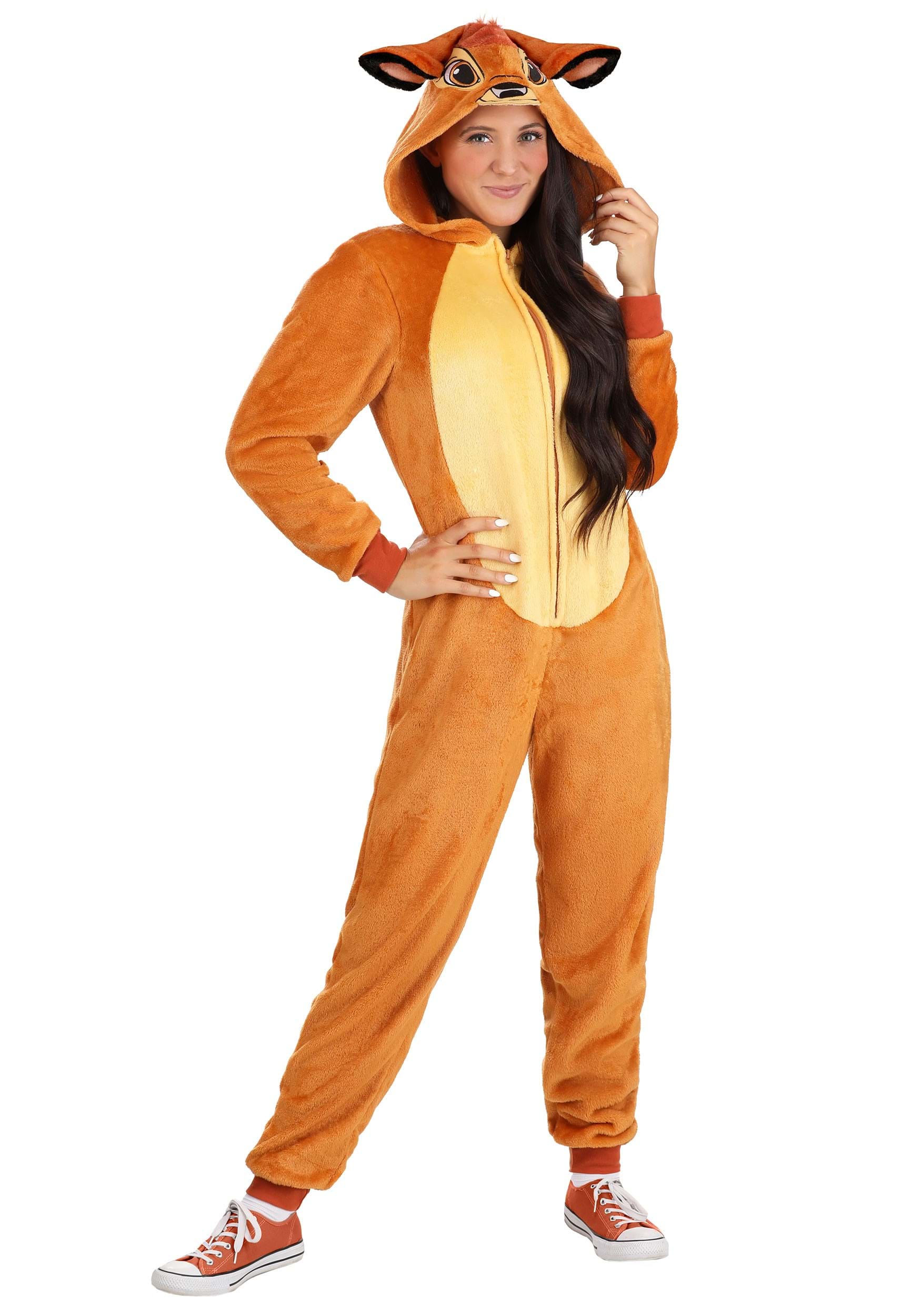 Disney Bambi Union Suit Costume for Adults  | Adult Disney Costumes