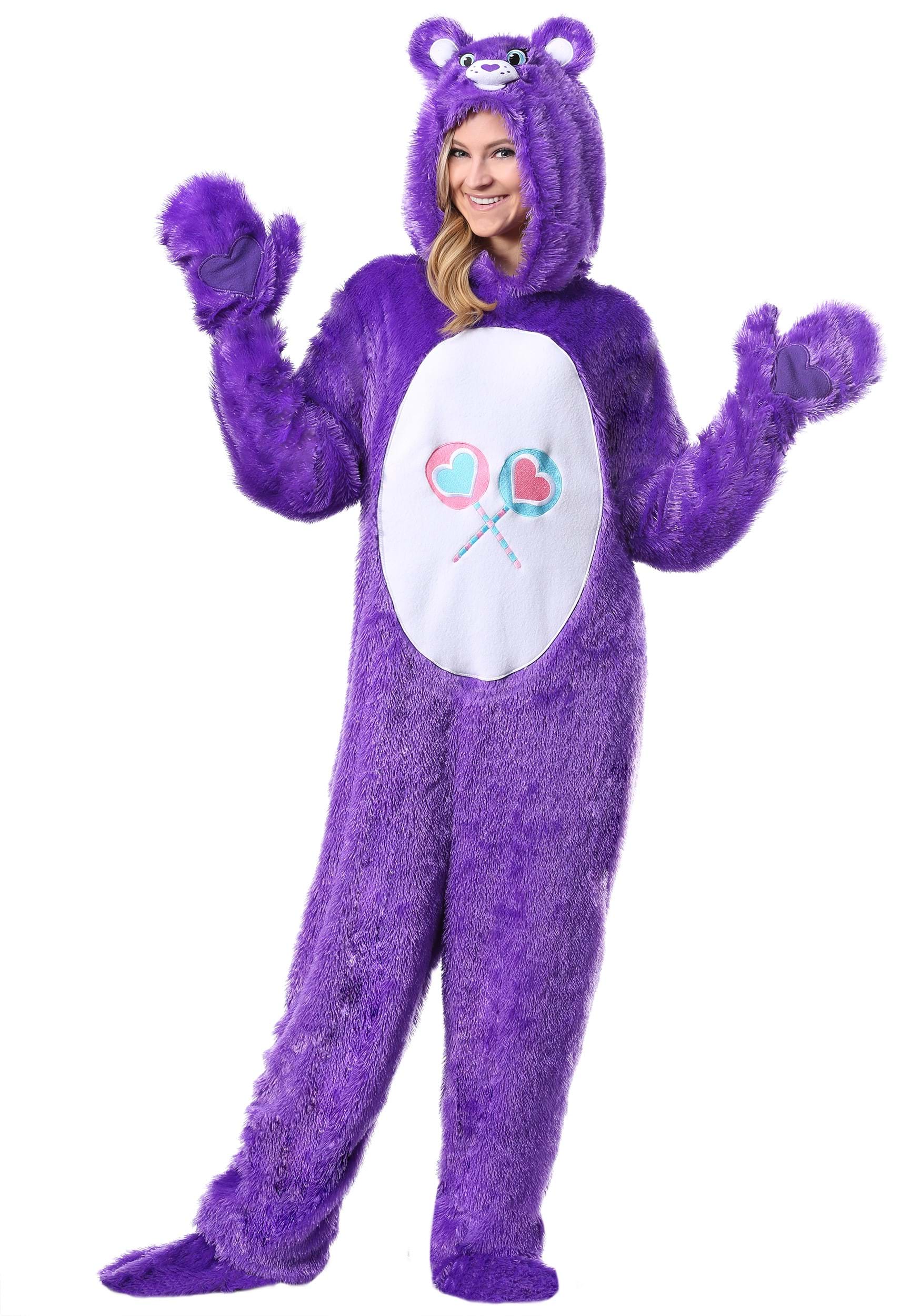 Plus Size Care Bears Share Bear Adult Costume