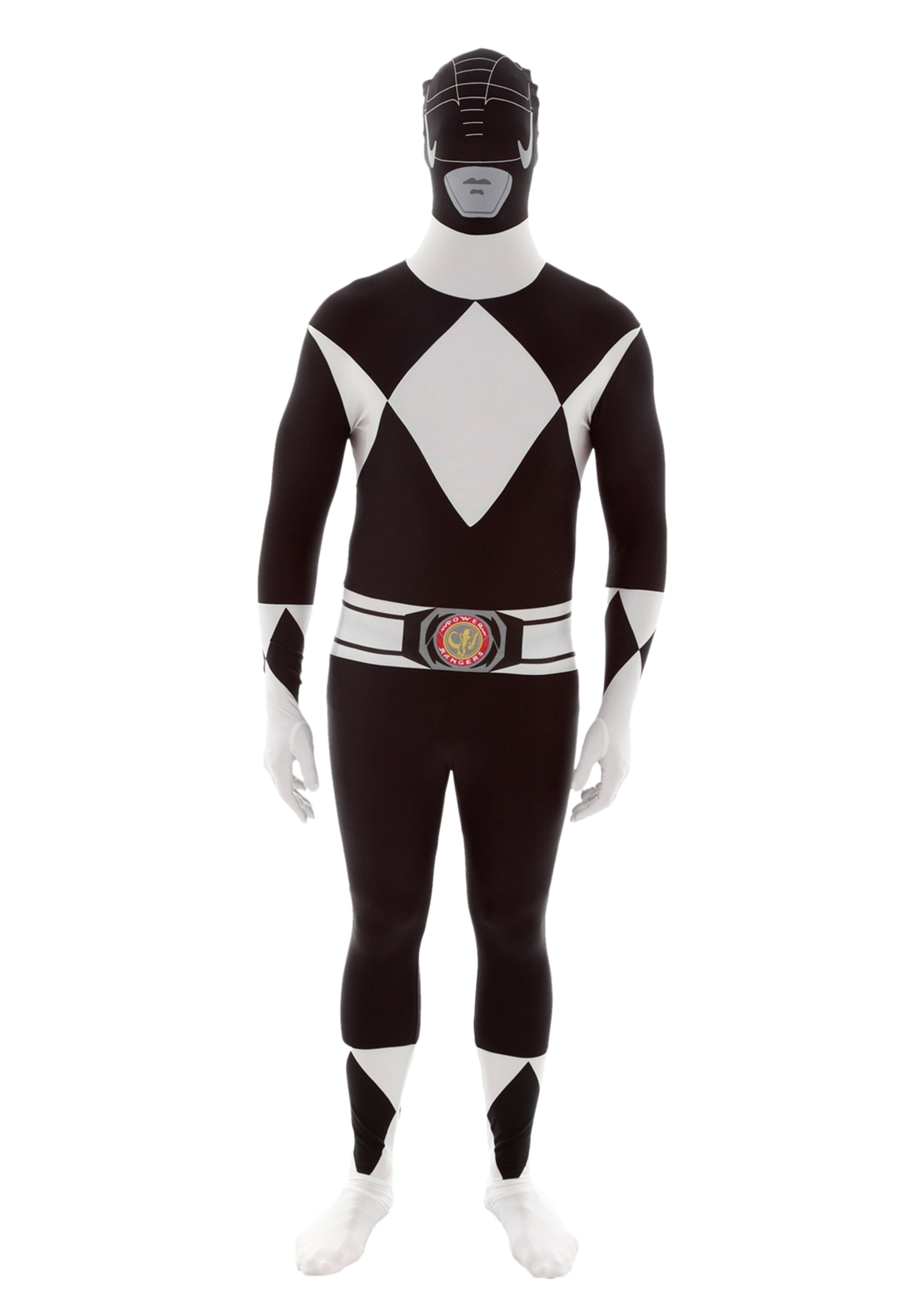 Power Rangers: Black Ranger Morphsuit Costume | Power Ranger Bodysuit