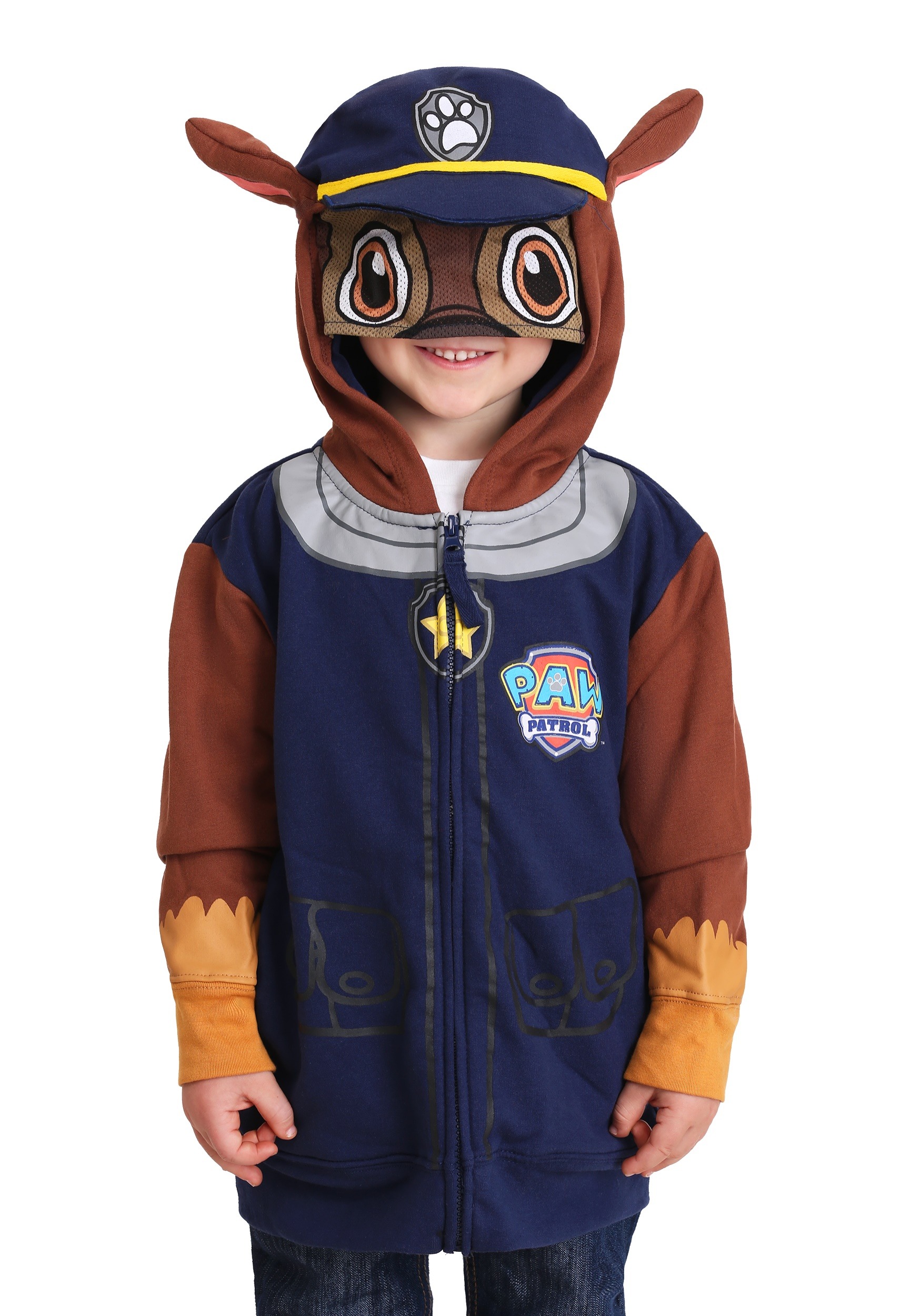 Paw Patrol Chase Boy's Costume Hoodie | TV Show Costumes