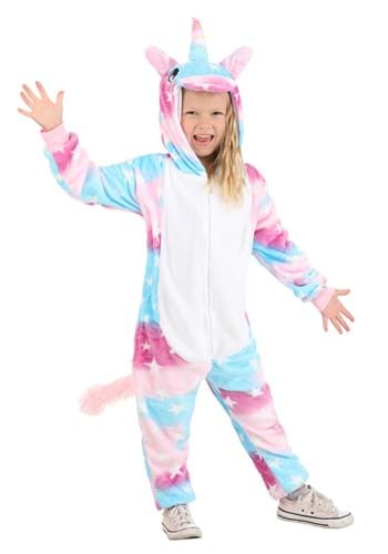 Toddler and Kid&#39;s Cotton Candy Unicorn Onesie