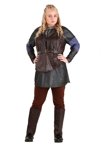 Vikings Women&#39;s Plus Size Lagertha Lothbrok Costume