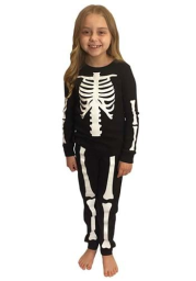 Kid's Skeleton 2 Piece Jogger Sleep Set