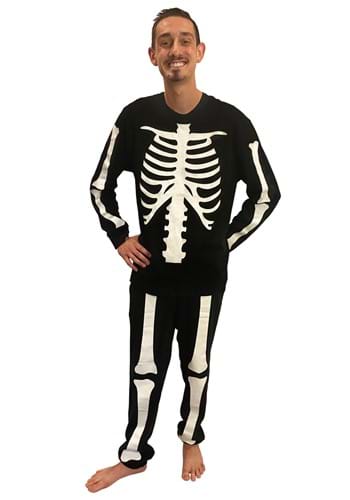 Men&#39;s Skeleton 2 Piece Jogger Sleep Set