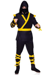 Men's Yellow Ninja Costume
