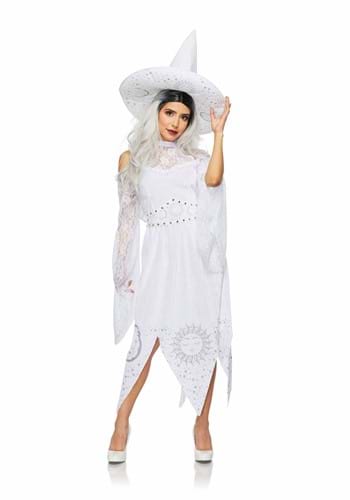 Women&#39;s White Mystic Witch Costume