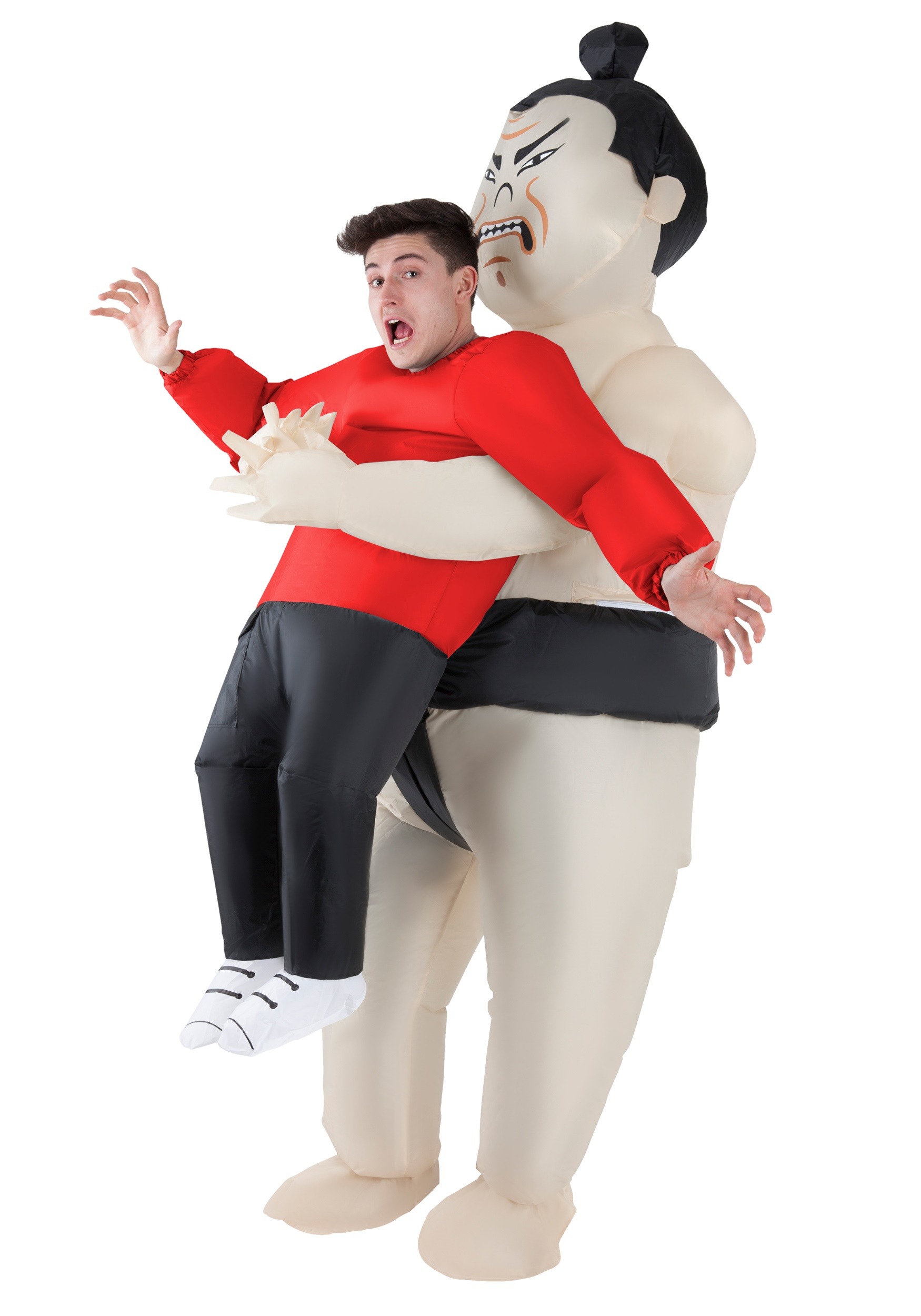 Inflatable Sumo Wrestler Pick Me Up Costume | Inflatable Costumes