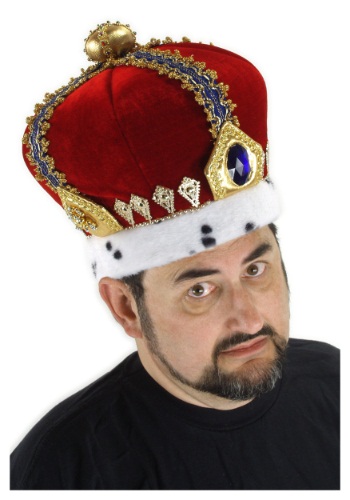 Royal King Costume Hat for Men