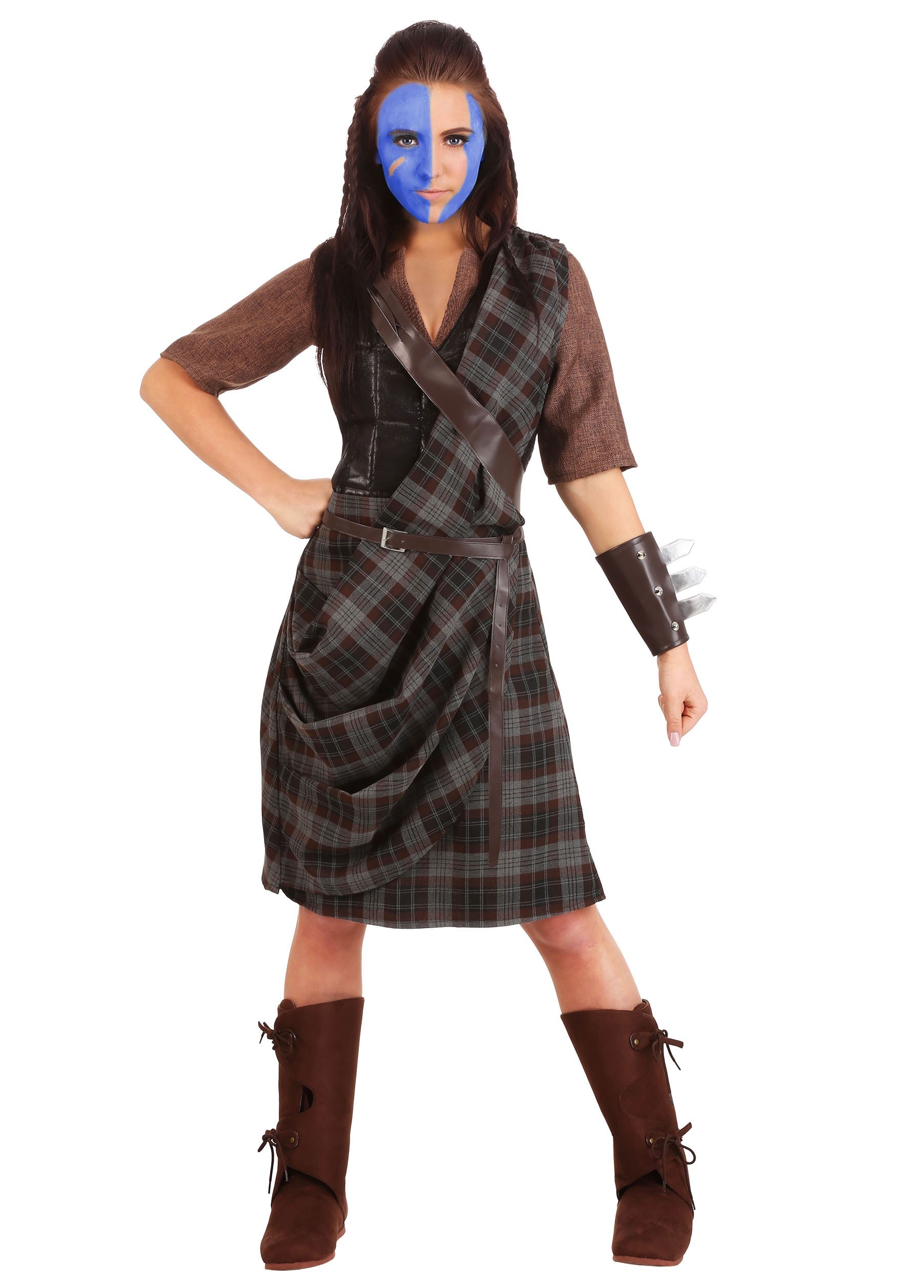 Braveheart Warrior Costume for Women