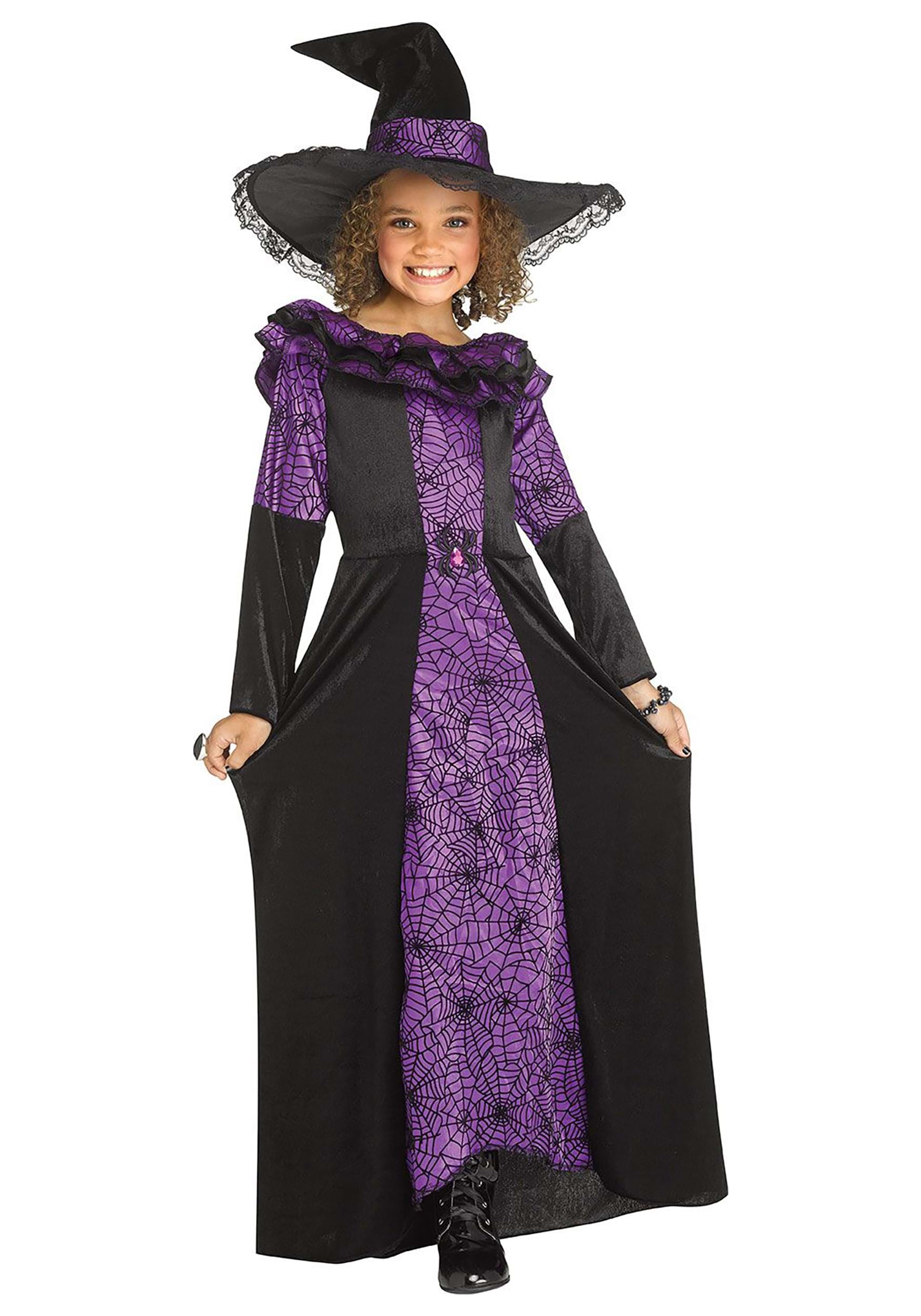 Purple Spider Witch Girl