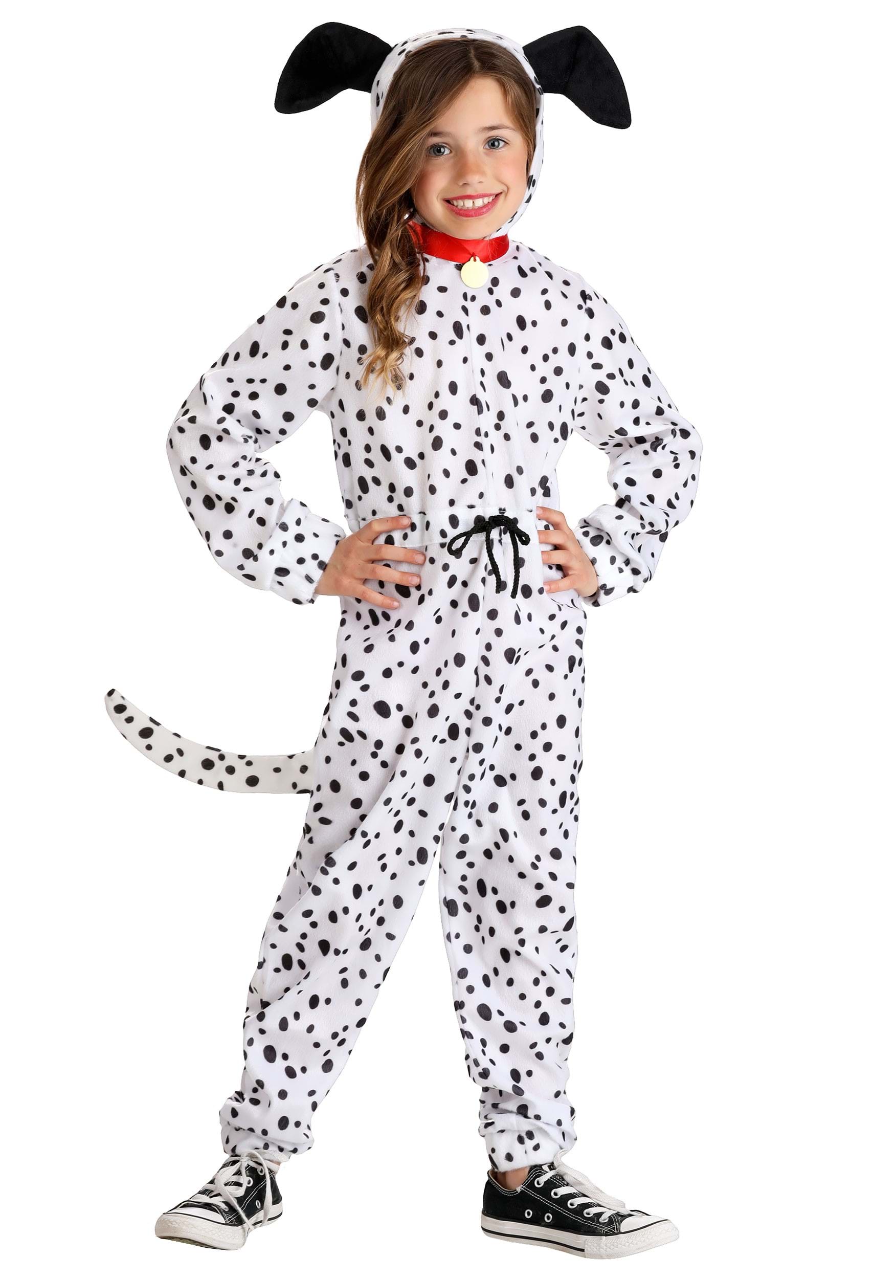 Cozy Dalmatian Jumpsuit Girl