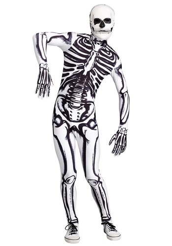 White Skeleton Men&#39;s Costume