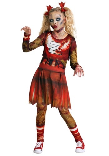 Girl&#39;s Zombie Cheerleader Costume
