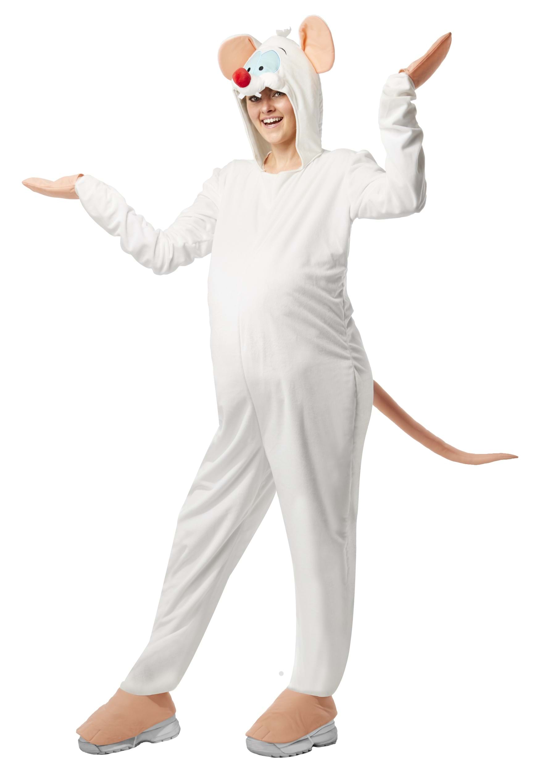 Pinky and the Brain Adult Pinky Costume | TV Show Costumes