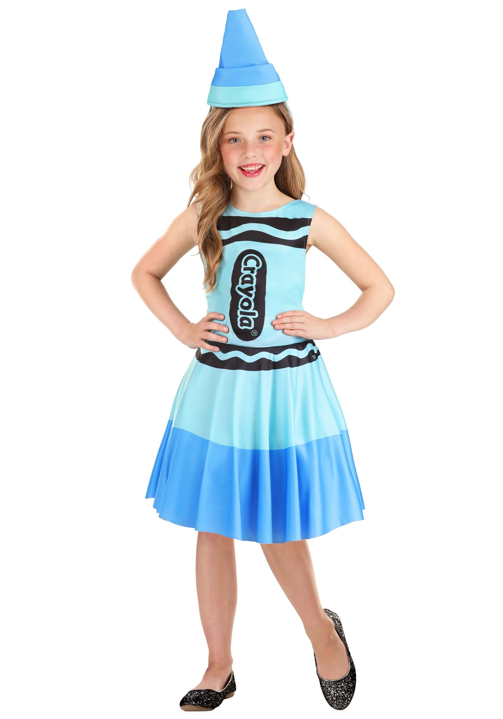 Blue Crayon Costume Dress for Kid