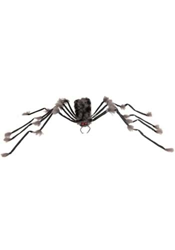 Large Hairy Gray Spider Decoration