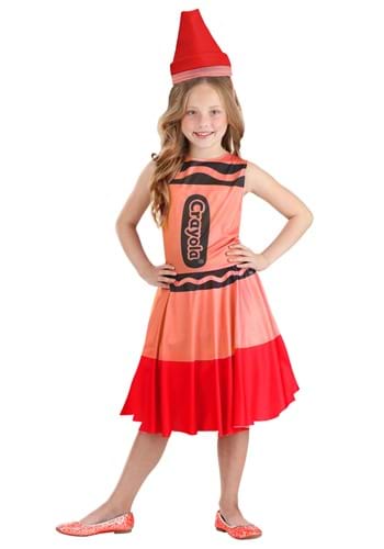 Kid&#39;s Red Crayon Costume Dress