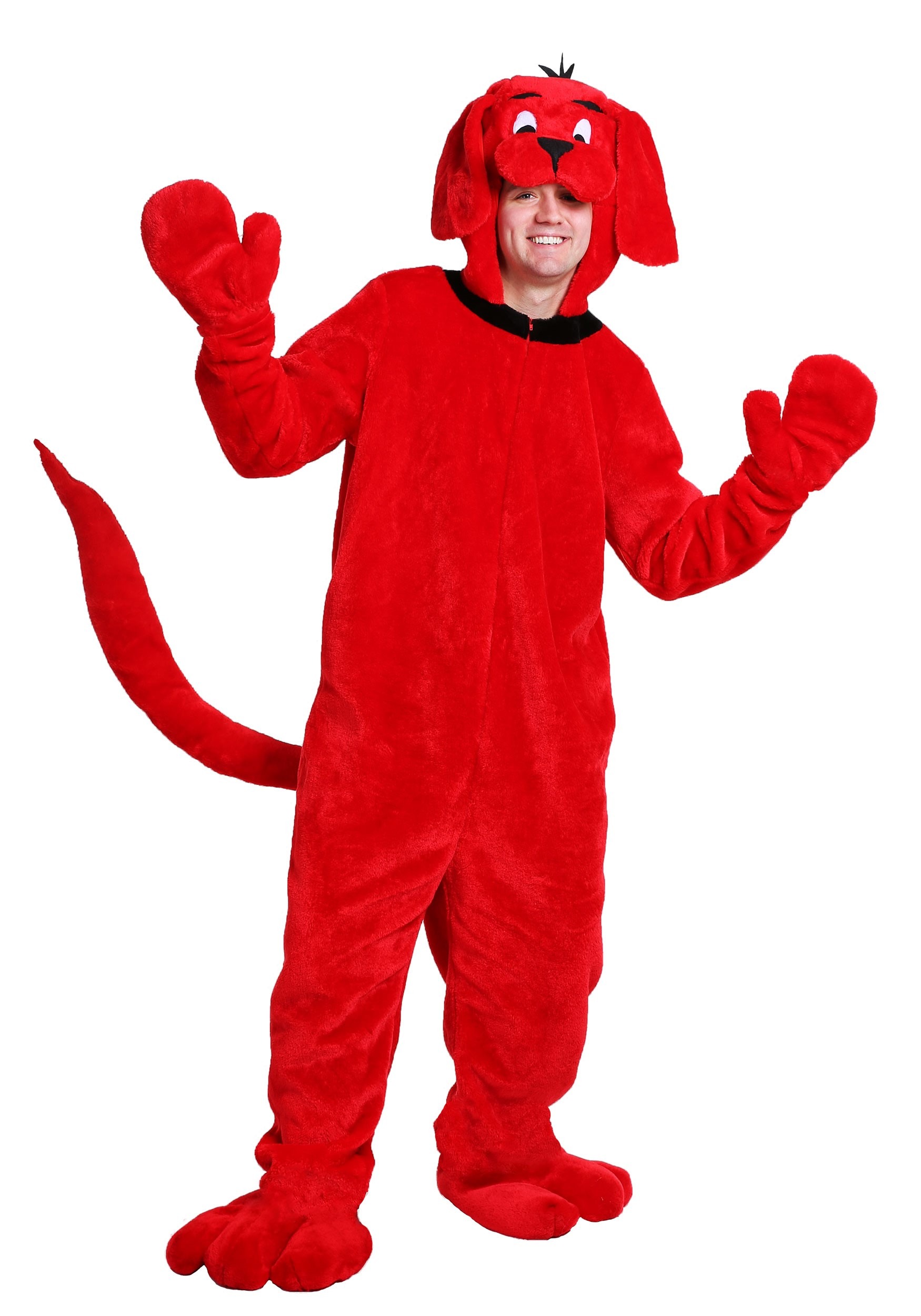 Adult Clifford the Big Red Dog Plus Size Costume | Clifford Costumes