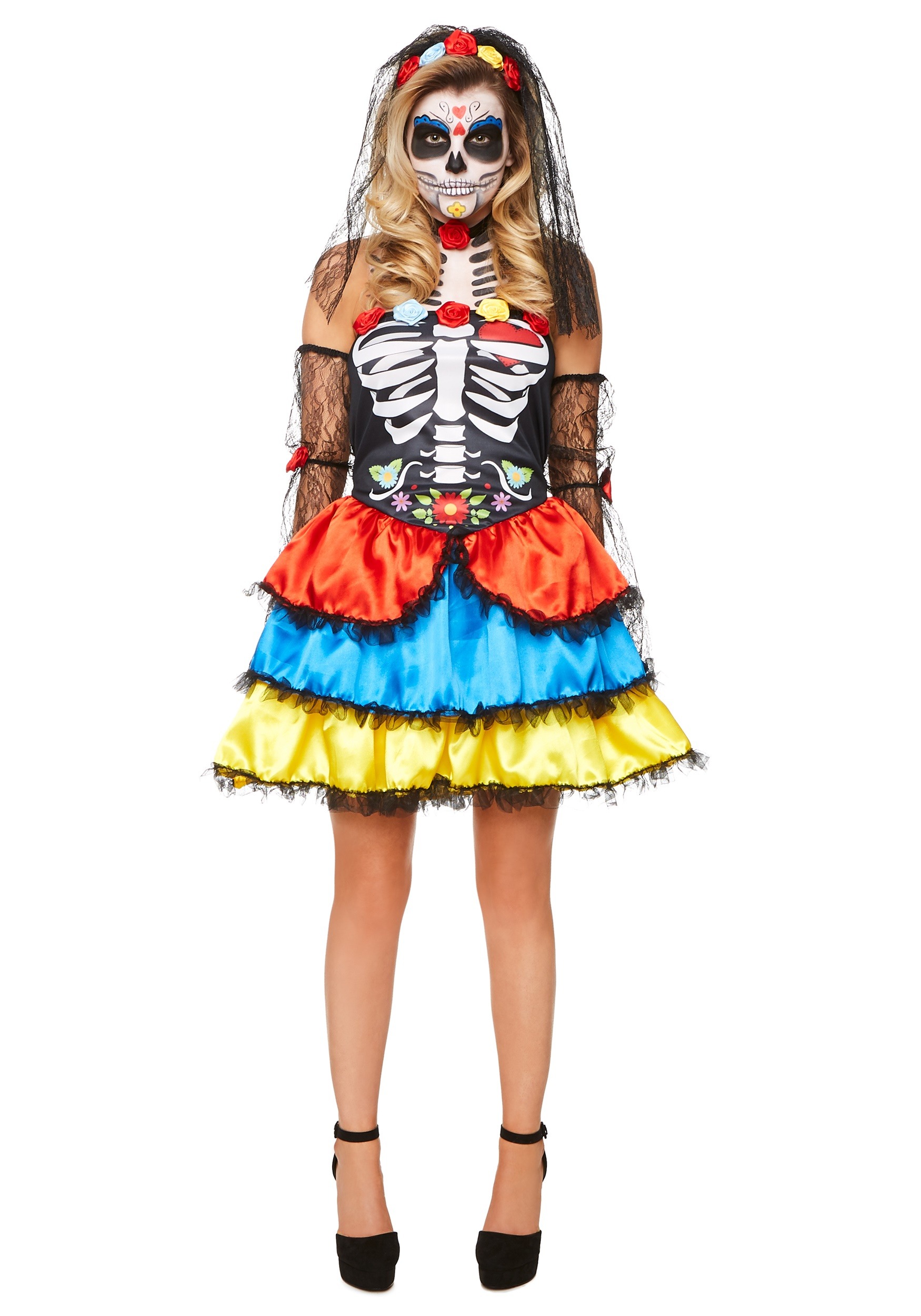 Day of the Dead Senorita Costume for Women | Holiday Costumes