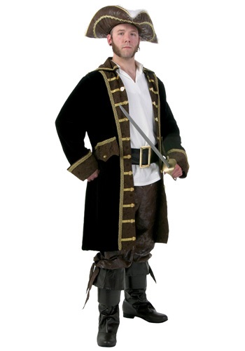 Men&#39;s Plus Size Realistic Pirate Costume