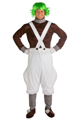 Plus Size Chocolate Factory Worker Costume for Men