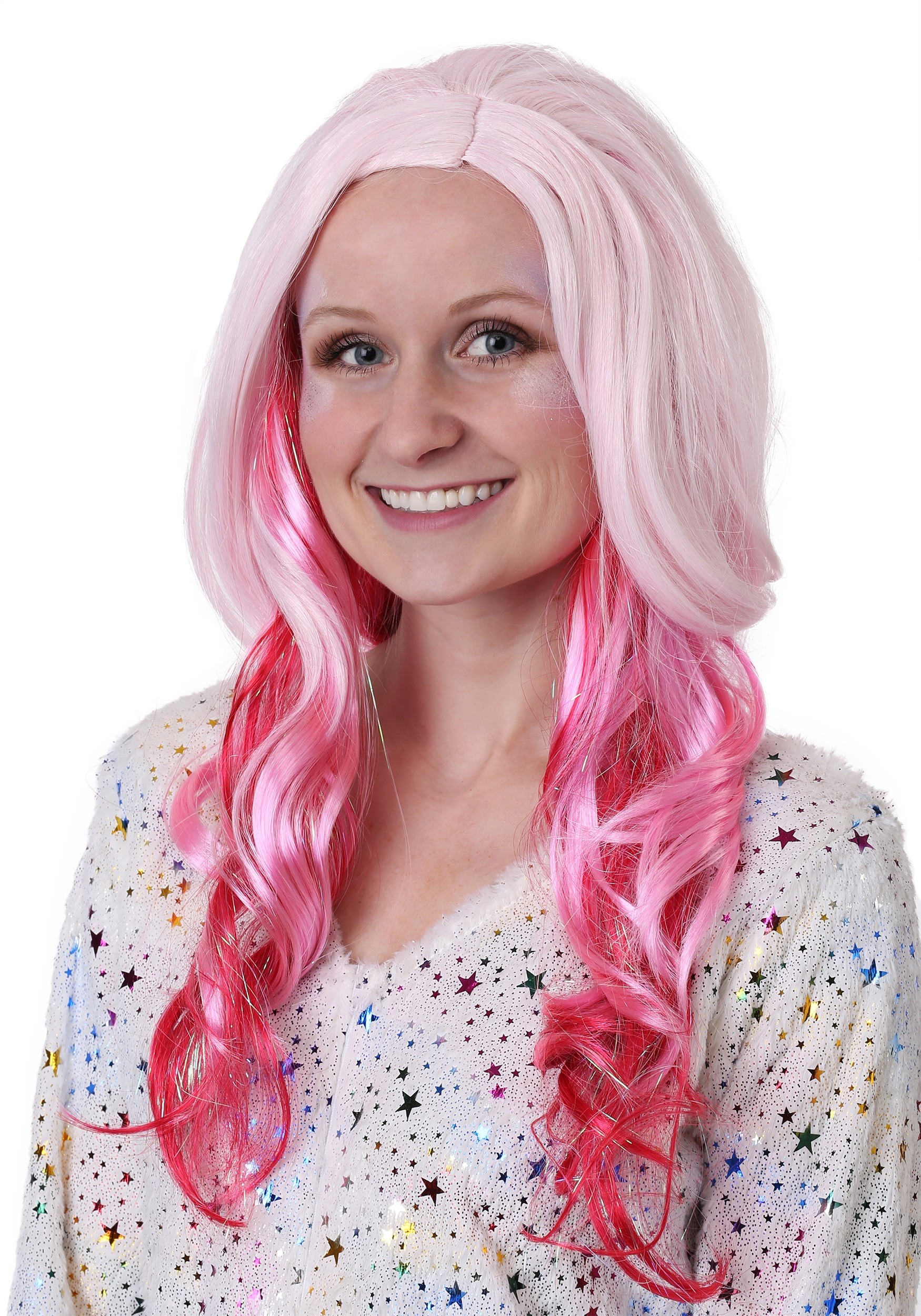 Adult Pink Ombré Wig