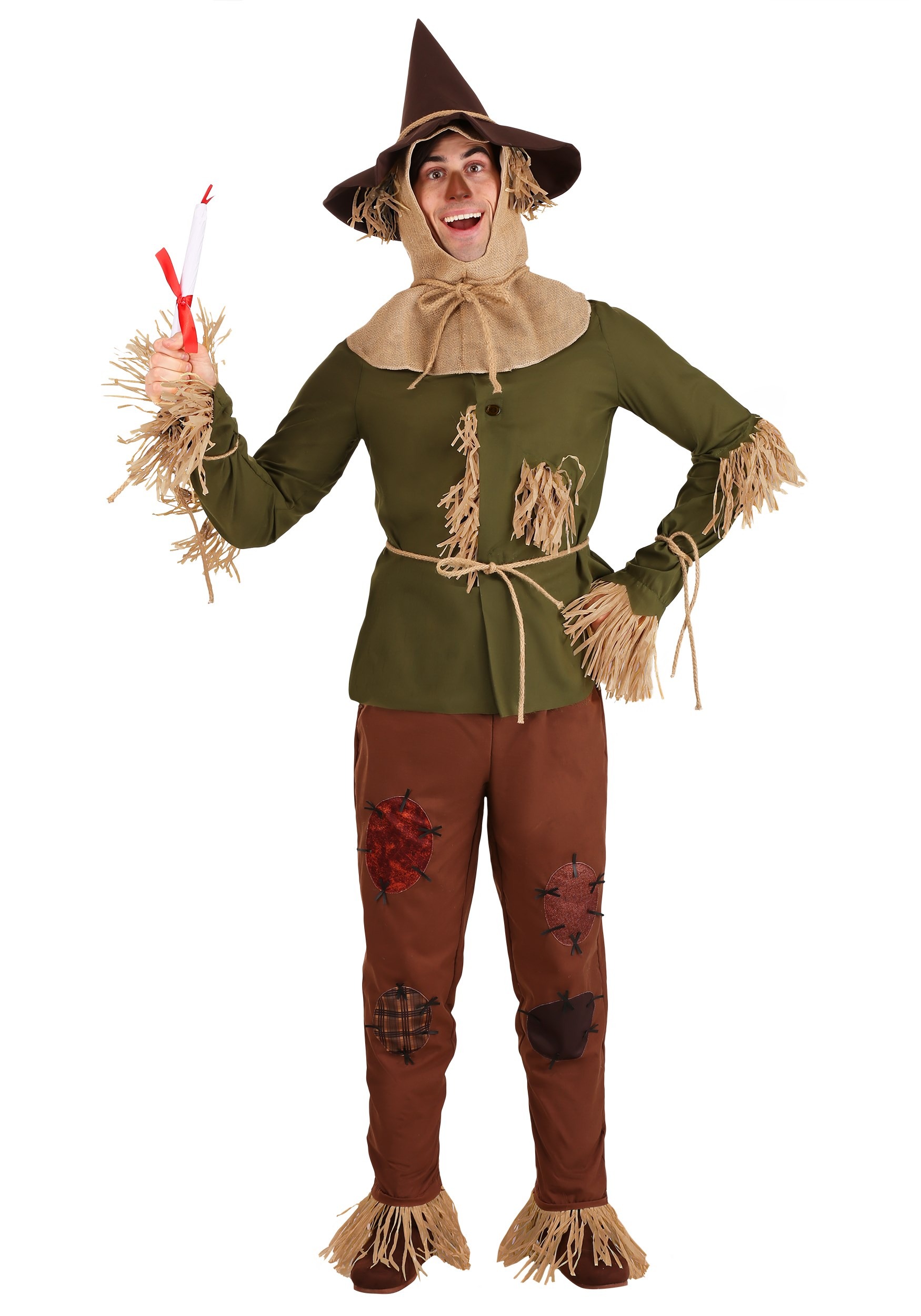 Wizard of Oz Scarecrow Plus Size Costume for Men