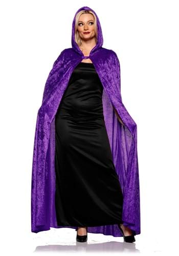 Women&#39;s Long Purple Cloak