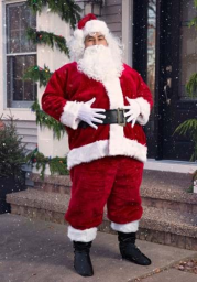 Plus Size Regal Santa Suit Costume for Men