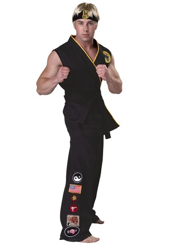 Men&#39;s Authentic Karate Kid Cobra Kai Costume