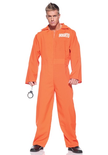 Men&#39;s Prison Jumpsuit Costume