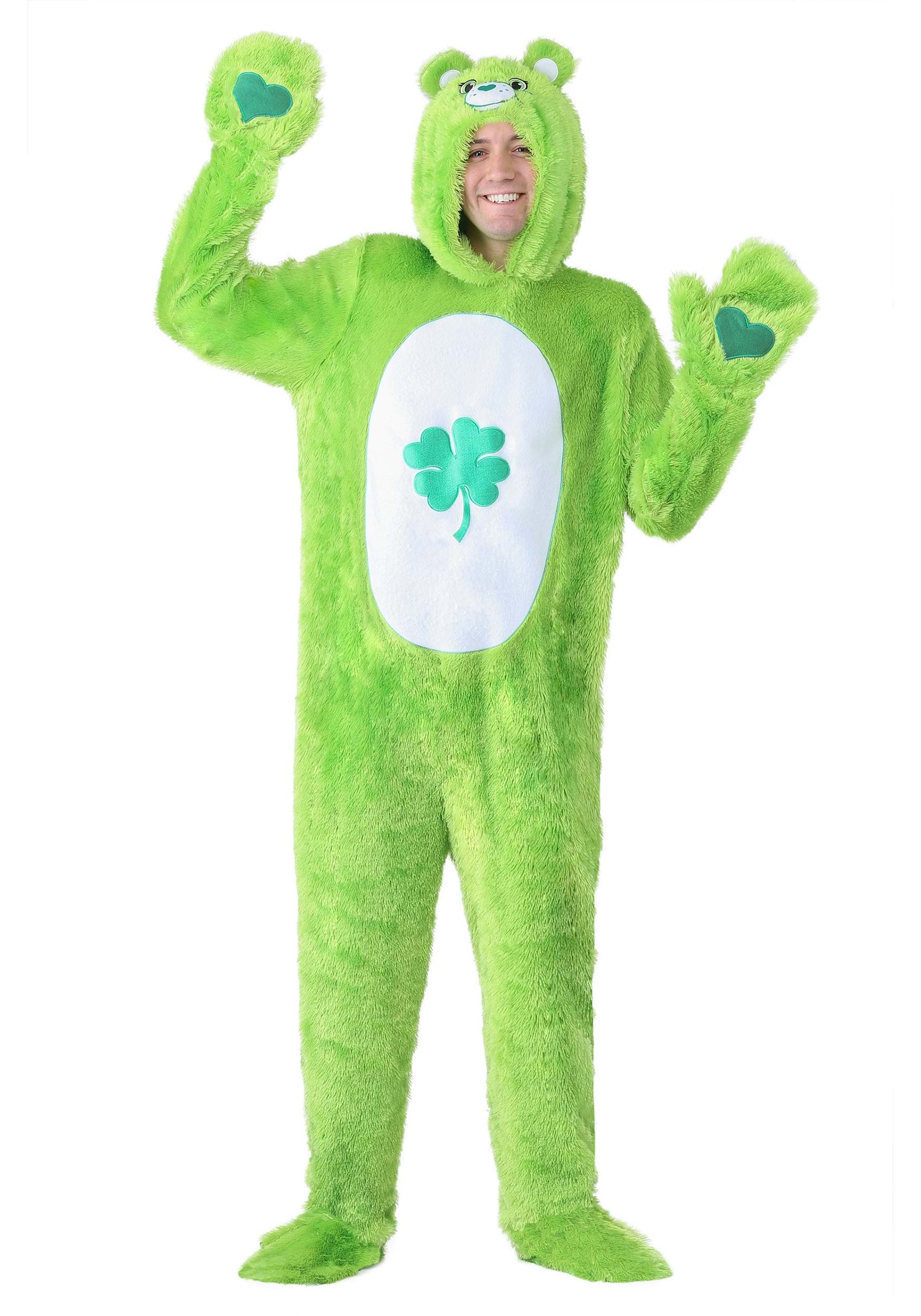 Care Bears Adult Classic Good Luck Bear CostumeAdult Care Bears Classic Good Luck Bear Costume | Care Bears Costumes
