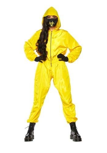Women&#39;s Yellow Hazmat Suit Costume
