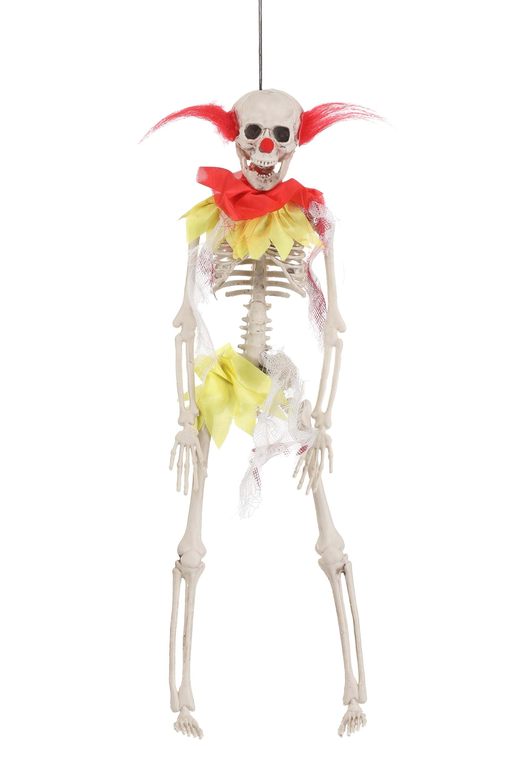 16-Inch Clown Skeleton Prop | Skeleton Decorations