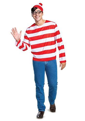 Adult Where&#39;s Waldo Classic Waldo Costume