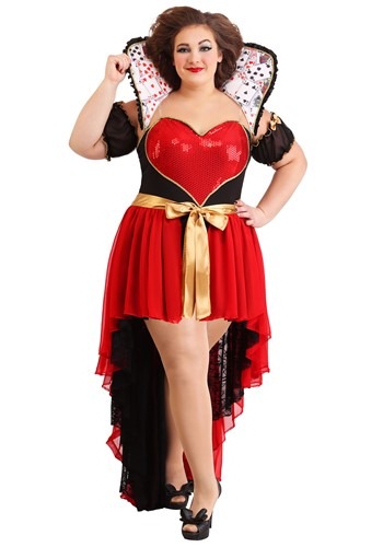 Women&#39;s Plus Size Sparkling Queen of Hearts