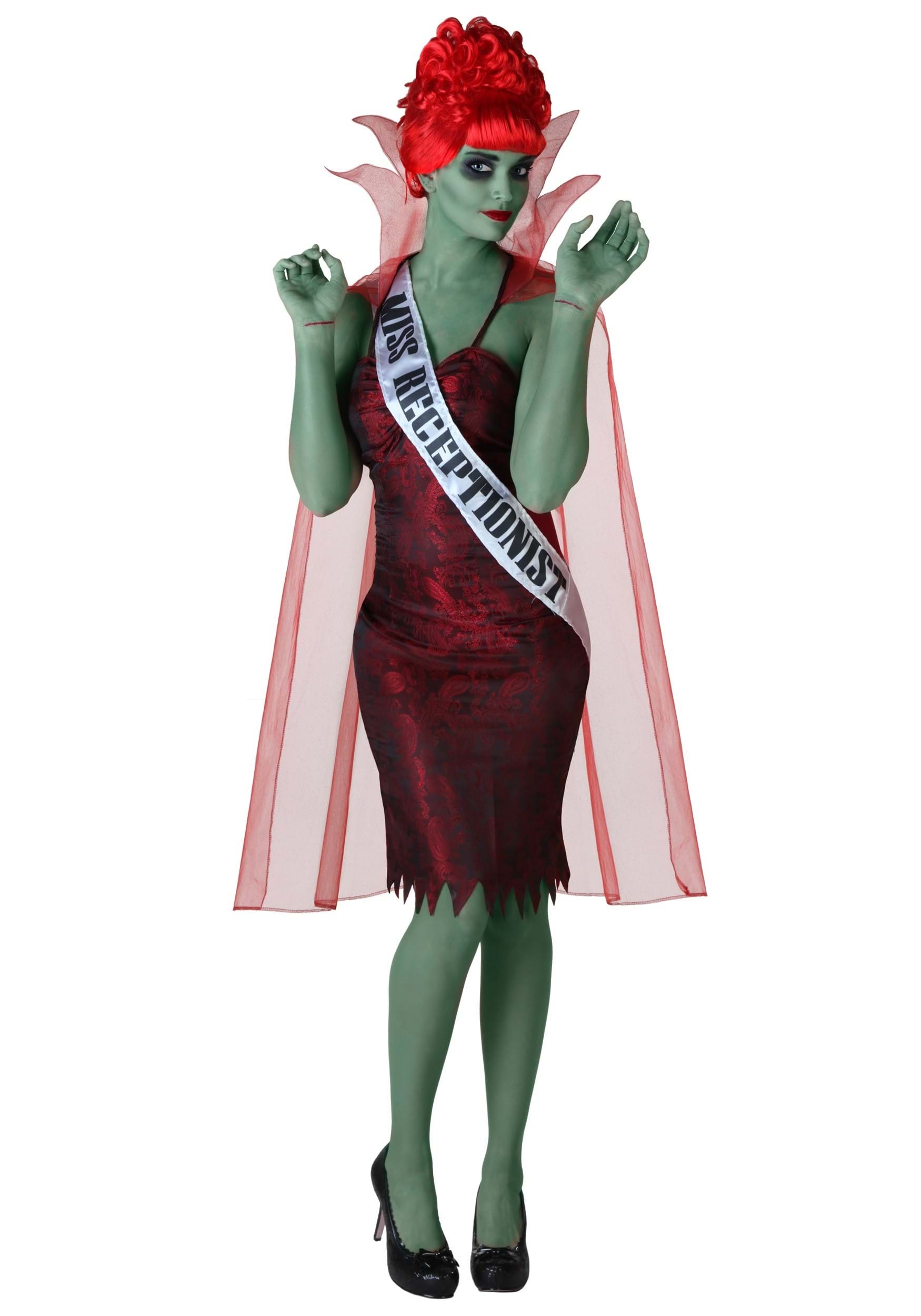 Miss Dead Receptionist Halloween Costume for Women