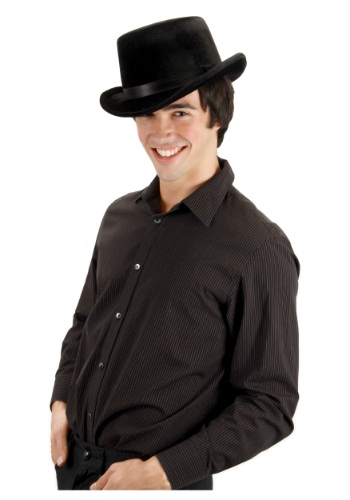 Men&#39;s Black Top Costume Hat
