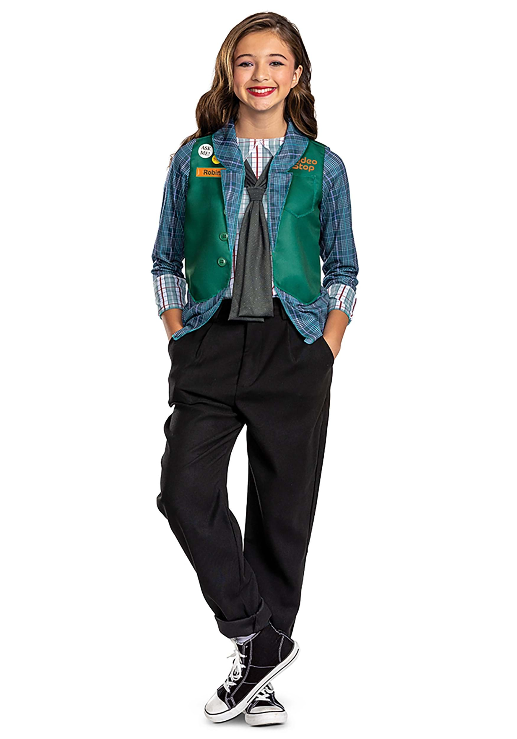 Tween Stranger Things Classic Video Stop Robin S4 Costume